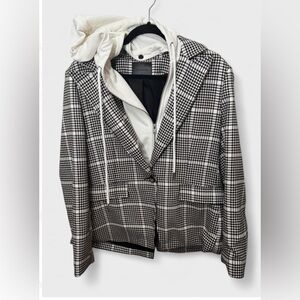 Stylish Black and White Women's Jacket